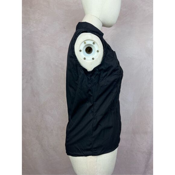 Vintage 1950s Blouse Button Front Mod - Picture 3 of 7